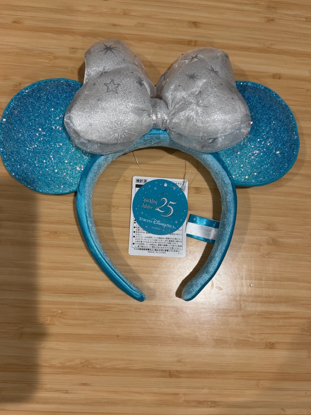 Tokyo Disneysea 25th Sparkling Jubilee Mickey Ears